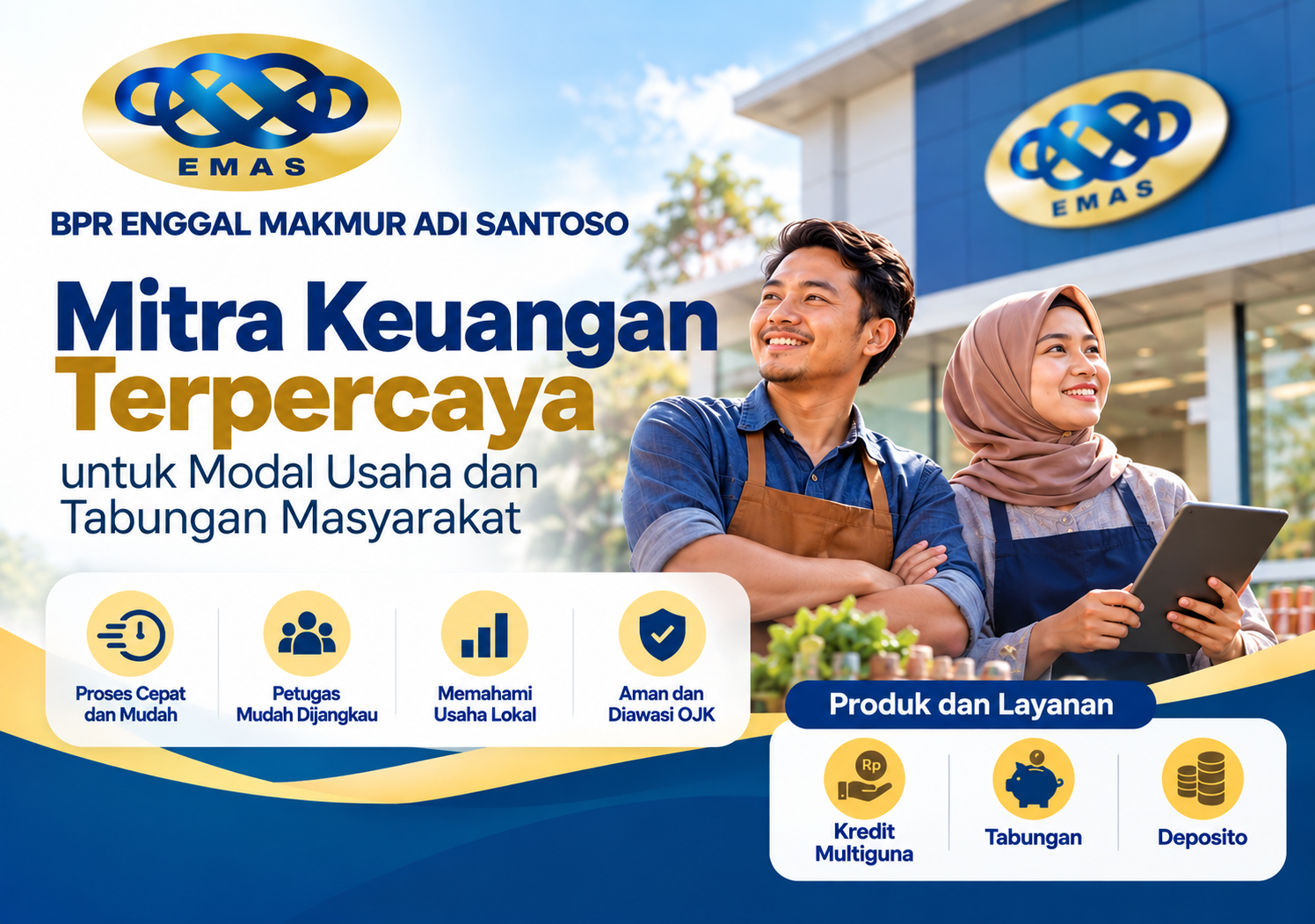 BPR Enggal Makmur Adi Santoso: Mitra Keuangan Terpercaya untuk Modal Usaha dan Tabungan Masyarakat